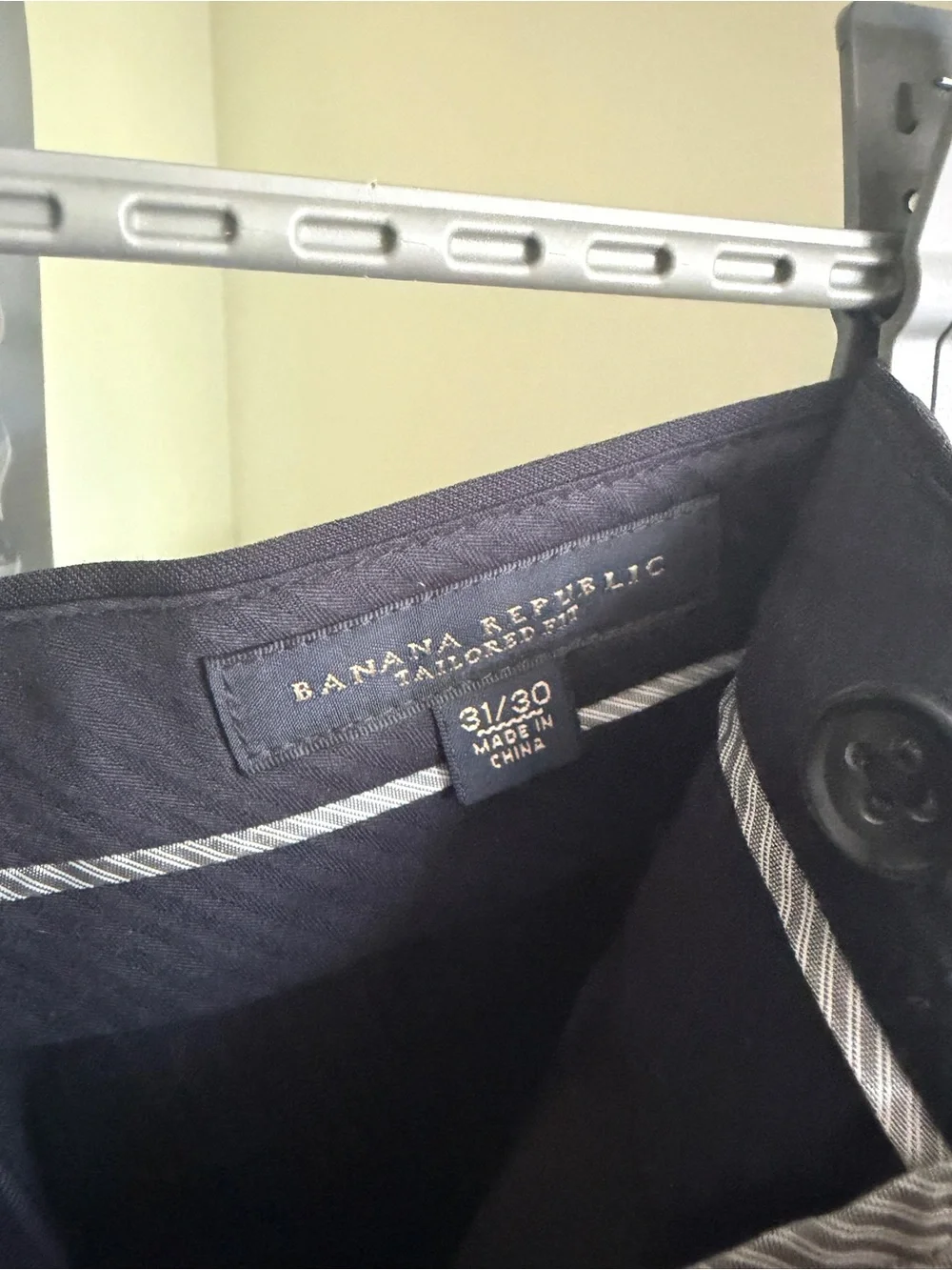 Banana Republic Men's Navy Two-Button Suit Jacket & Pants